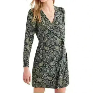 Boden Wrap Detail Mini Dress Size 14 NWT